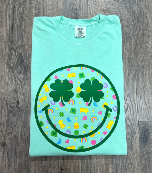 Lucky Charms Smiley Face Short Sleeve