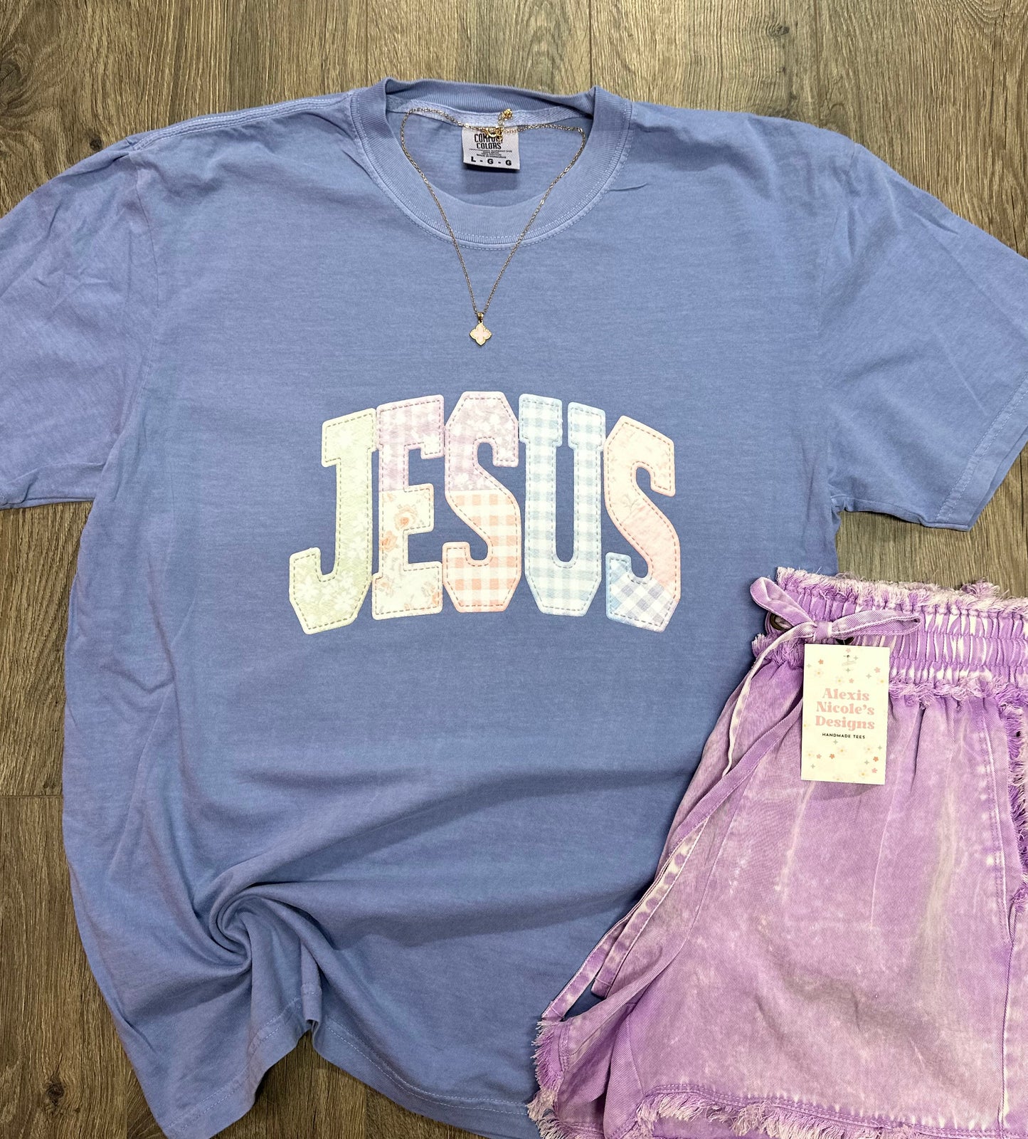 Patchwork JESUS Short Sleeve