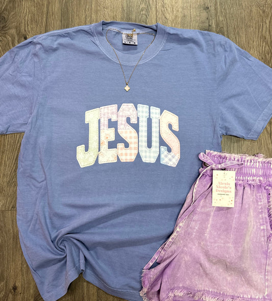 Patchwork JESUS Short Sleeve