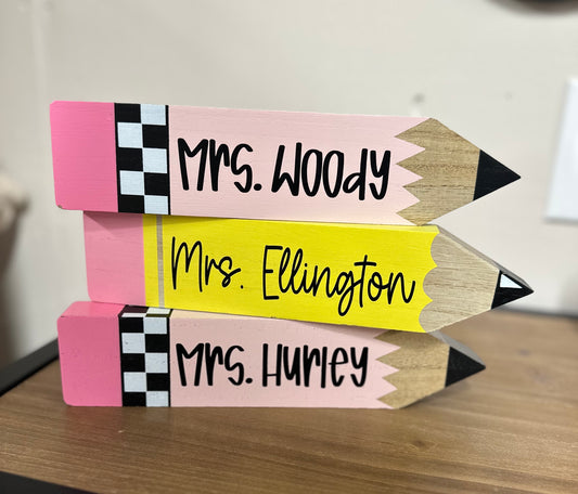 Teacher Pencil Decor
