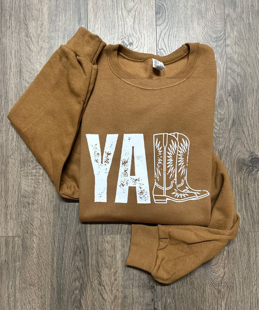 Yall Boot Sweatshirt