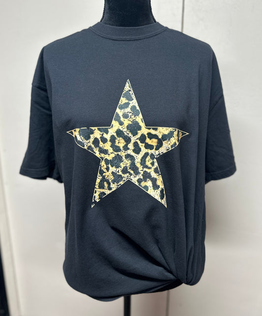 Leopard Star Short Sleeve