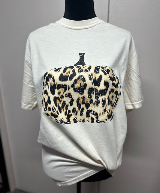 Leopard Pumpkin Short Sleeve