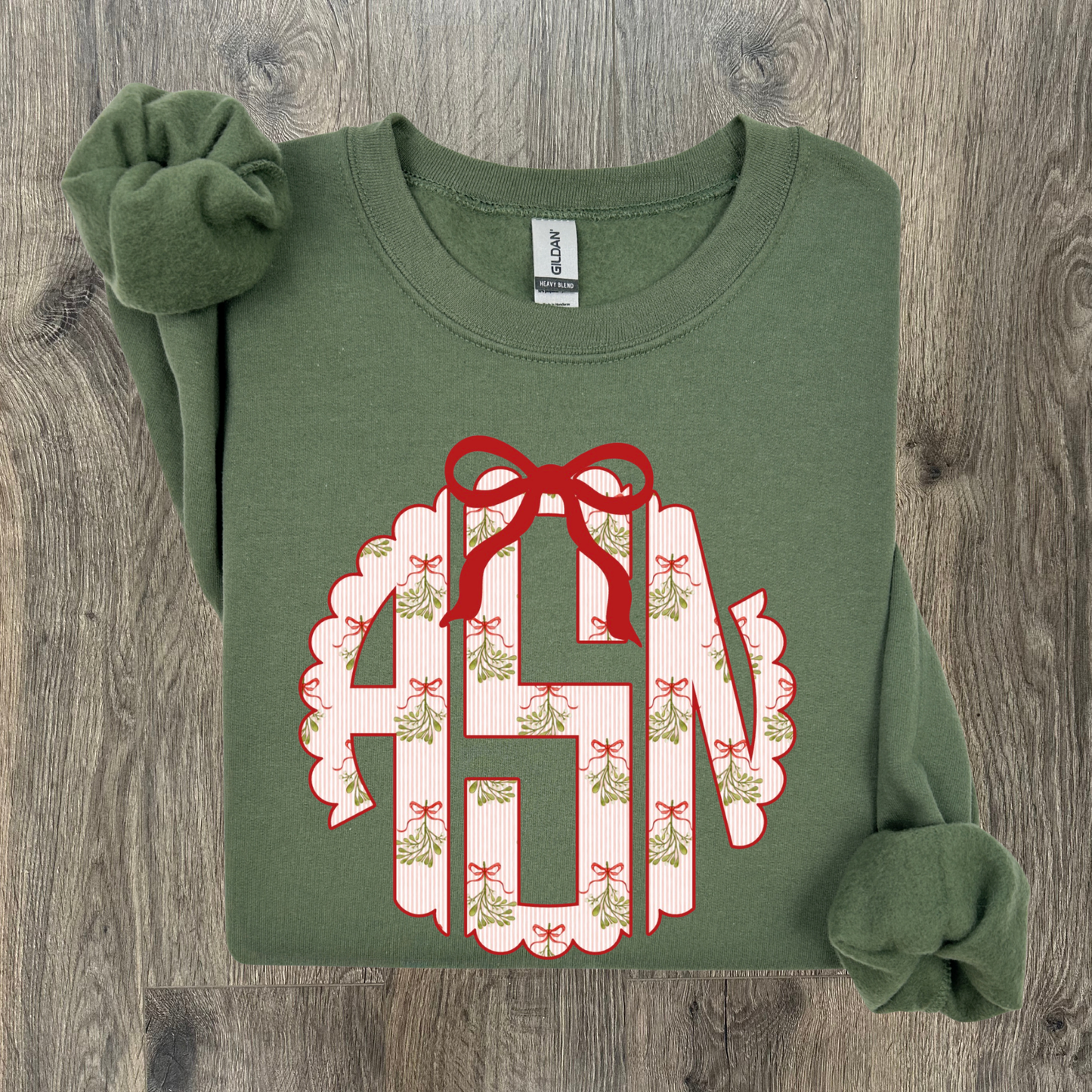 Christmas Monogram Sweatshirt