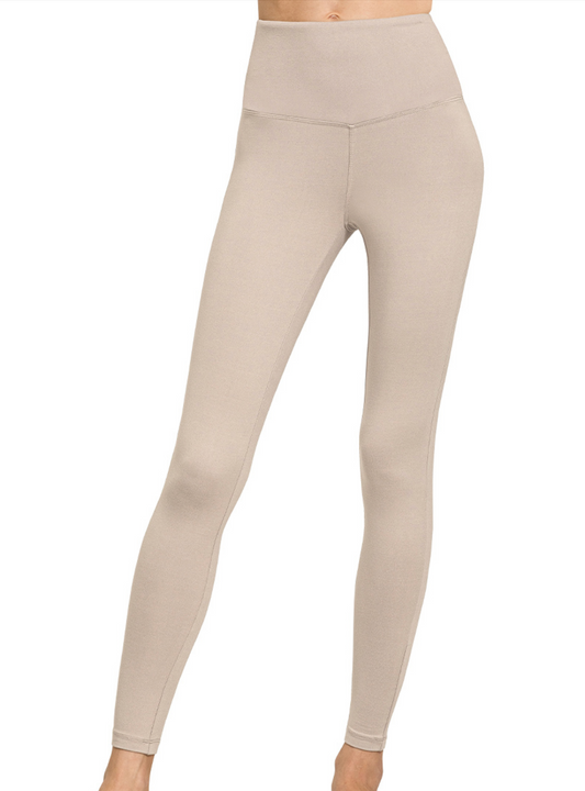 Zenana Wide Waistband Leggings